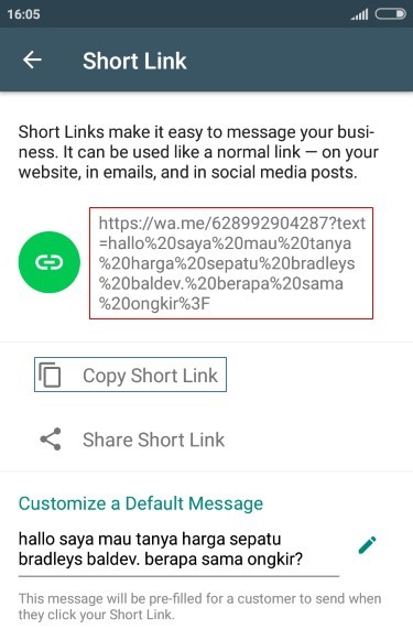 Cara Mudah Buat Link Chat Whatsapp