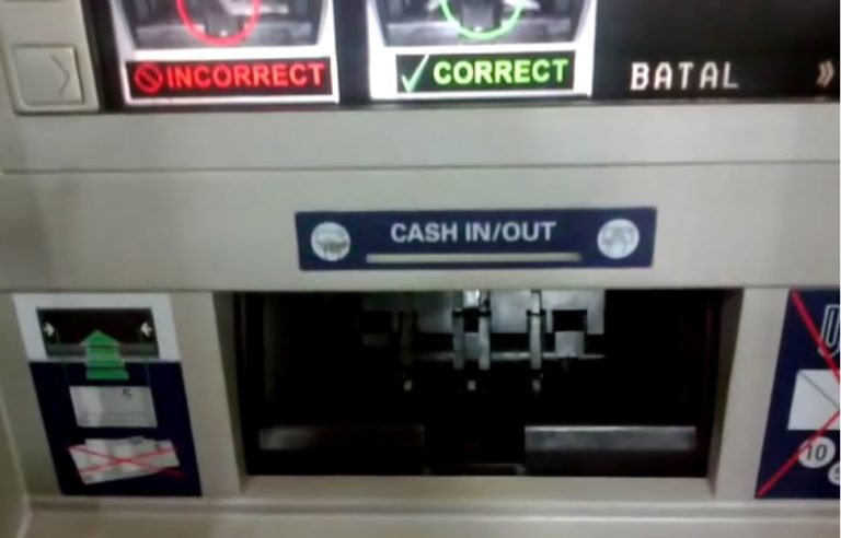 Islamic Cdm Machine √ Cara Bank In Duit Bank Islam ATM Cash Deposit Machine (CDM)