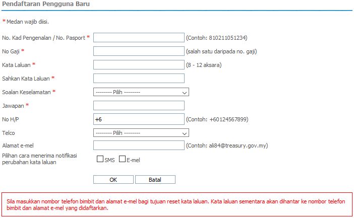 Cara Daftar e-Penyata Gaji Online