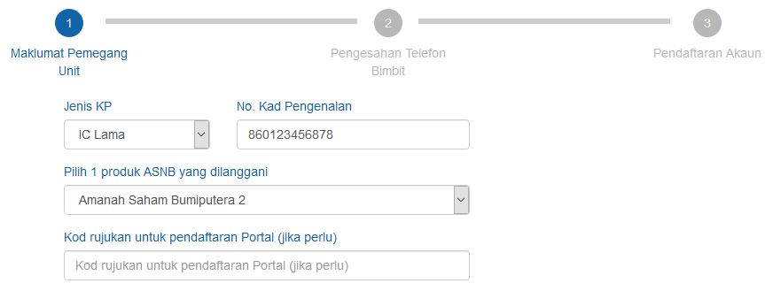 Cara Daftar myASNB Online