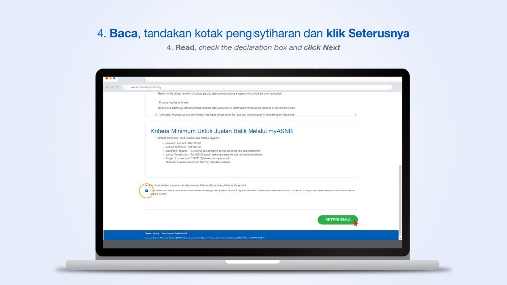 Semakan Status Pengeluaran ASB Online