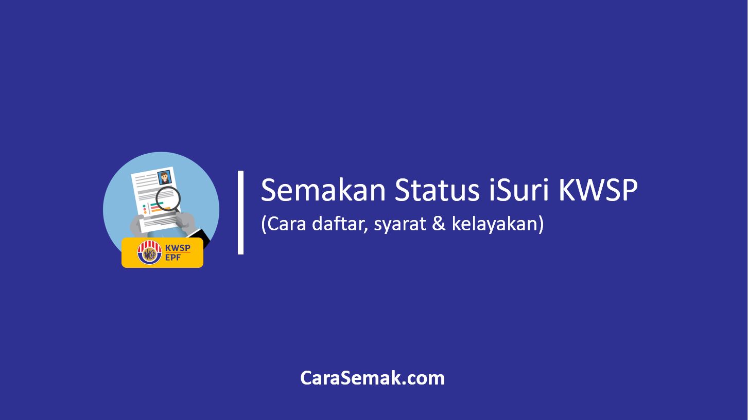 Semakan Status iSuri KWSP