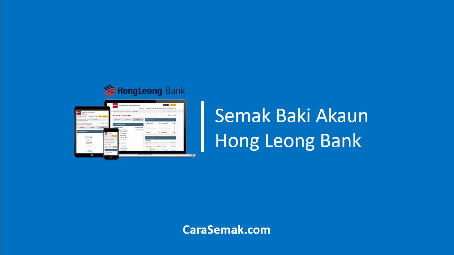 Semak Baki Akaun Hong Leong Bank