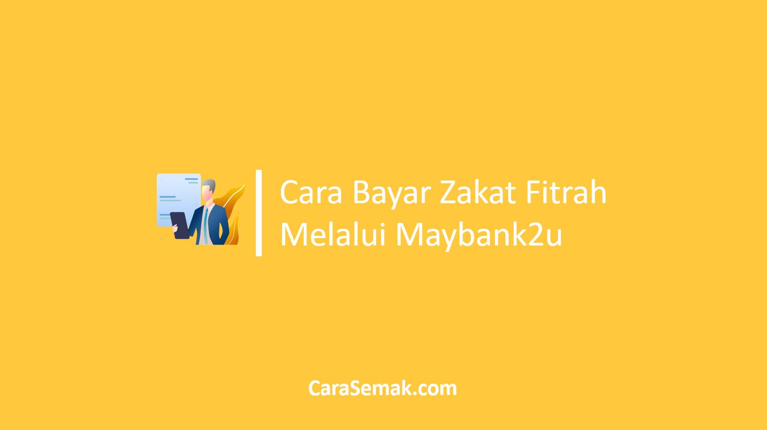 Cara Bayar Zakat Fitrah Melalui Maybank2u