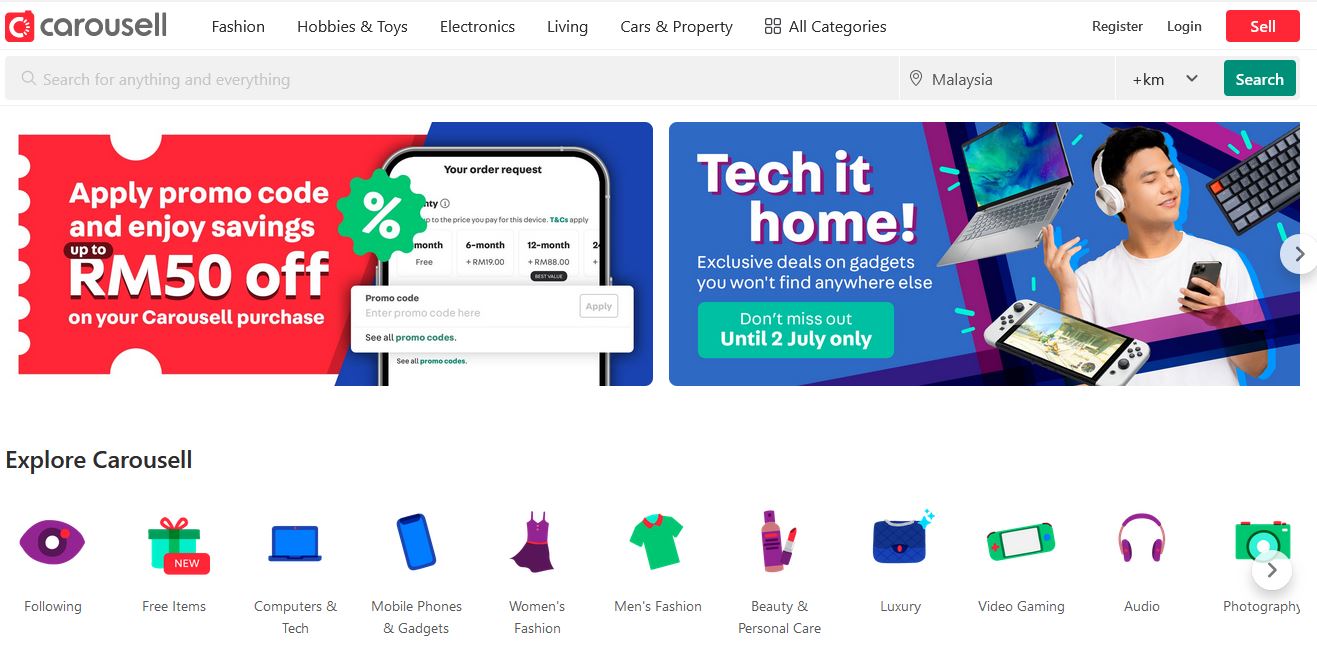 Jual Barang Preloved di Carousell