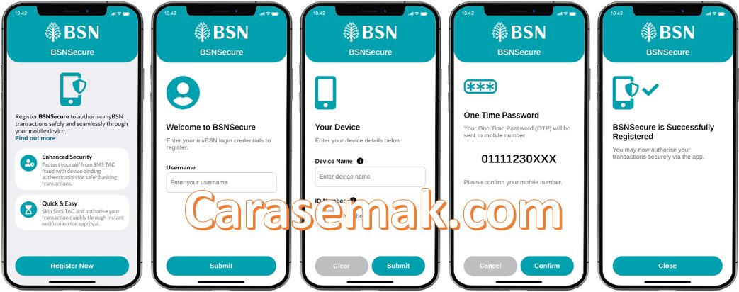Cara Daftar BSNSecure